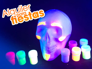 Venta de Maquillaje y Pinturas para Fiestas Neón