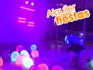 Iluminación fiesta neón pkt1