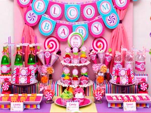 paquete mesa de dulces 150 personas