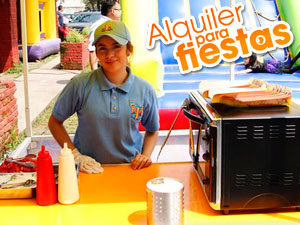 Paquete de Hot Dogs puesto de comida tipo kermess