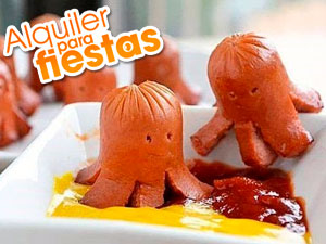 Puesto de Salchipulpos tipo Kermess para fiestas