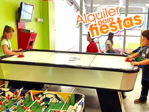 Renta de mesas de air hockey 2