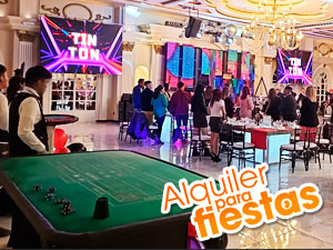 Paquete Fiesta Tipo Casino Todo Incluido