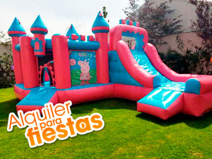 Renta de Inflable Castillo de Princesas