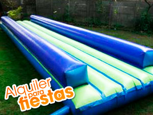 Renta de Inflable Colchón Maromero Parkour