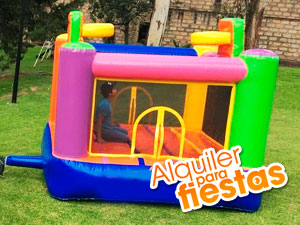 Renta de Inflable Mini Cancha de Basket
