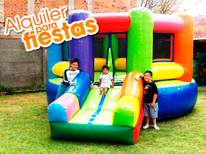 Renta de Inflable Tumbling con Resbaladilla