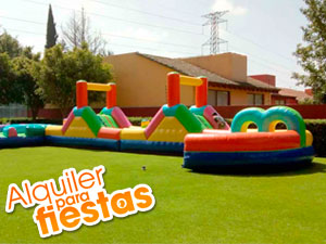 Renta de Inflable Carrera de Obstáculos