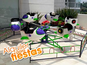 Renta de juegos mecanicos avioncitos