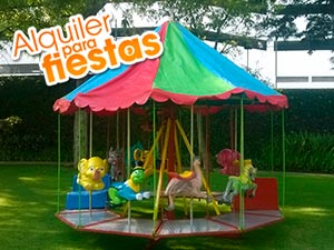 Renta de juegos mecanicos Carrusel
