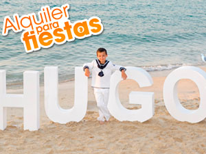 Renta de Letras Gigantes para Cumpleaños