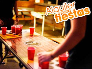 Paquete Renta de Mesa de Beer Pong Clásica