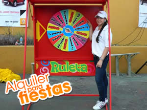 Renta de puestos de feria Ruleta