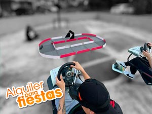 Paquete 2 jugadores Renta de Simuladores de Carreras